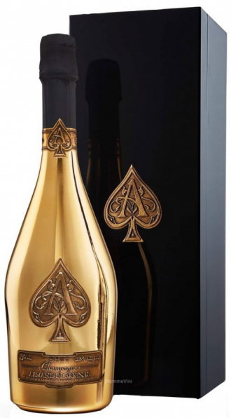 Champagne armand de brignac brut gold astucciato cl.0.75