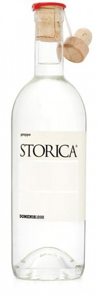 Grappa storica bianca domenis 50% vol.