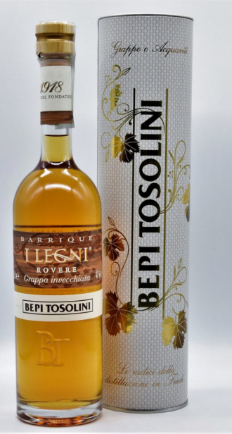 Grappa i legni rovere barricata bepi tosolini cl.050