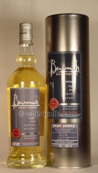 Whisky benromach peat smoke 46 % vol.