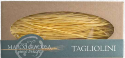 Specialità  Alimentari Pasta all'uovo Tagliolini Marco Giacosa gr.250, vendita online