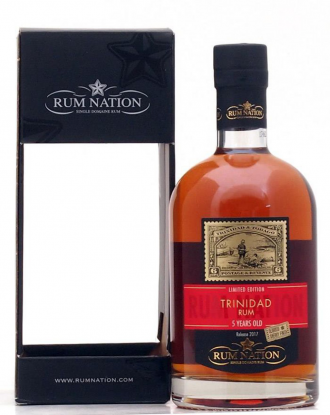 Rum nation trinidad 5years oloroso  sherry finisc 46%vol.